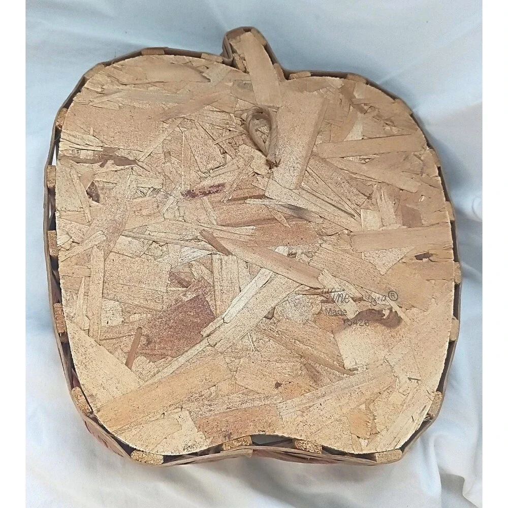 Vintage Apple Shaped Basket